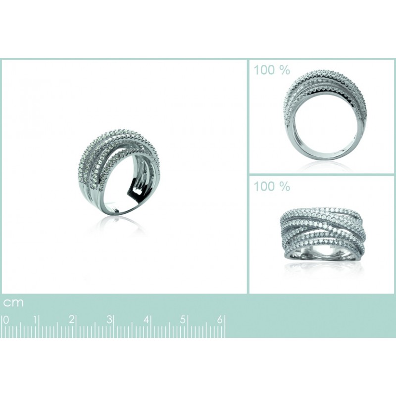 Bague Coque de Nacre Argent 925 et pierre 1219810