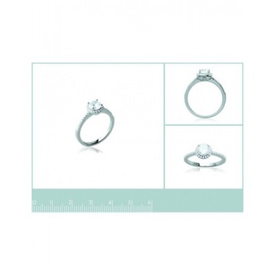 BAGUE ARGENT 925 RHODIE OZ MICROSERTI