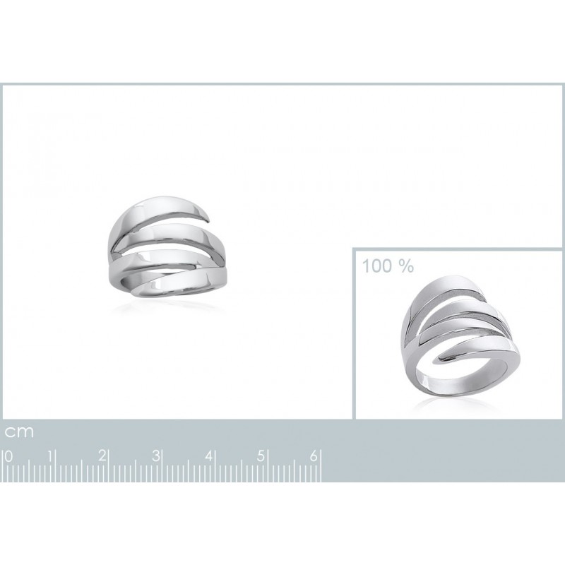 Bague Coque de Nacre Acier 1165000