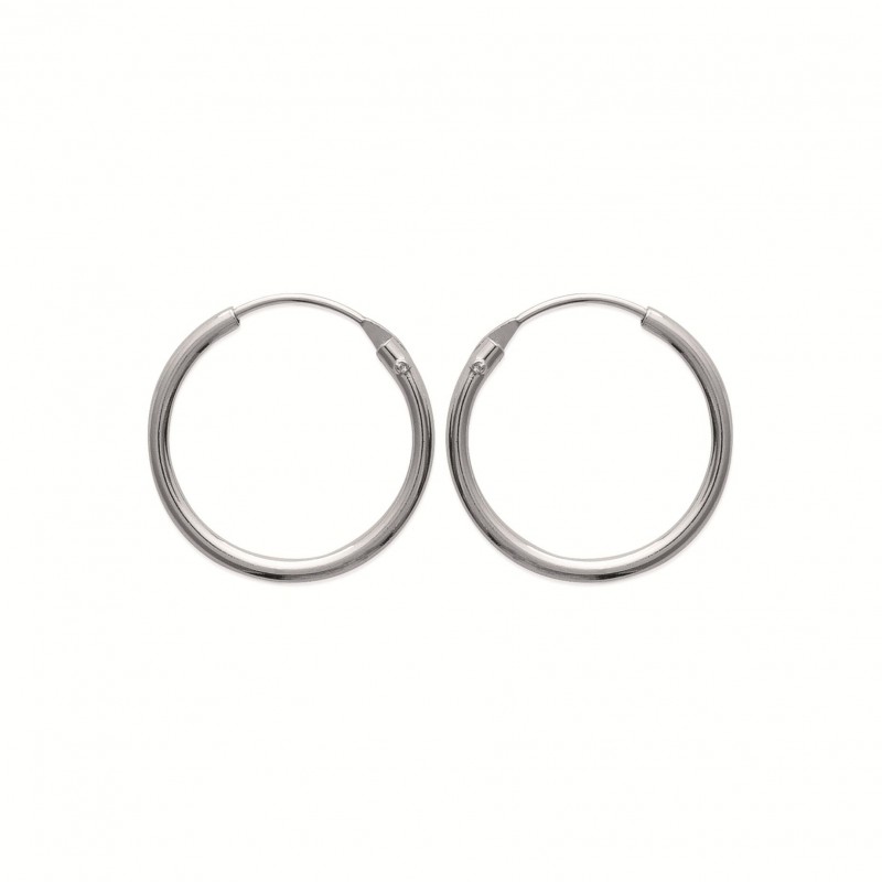 Boucles d'oreilles Coque de Nacre Argent 10218