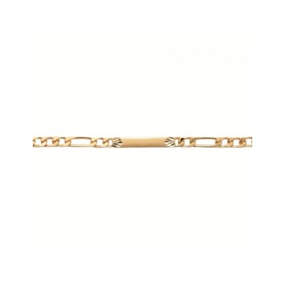 Bracelet identité Coque de Nacre Plaqué Or 750 63310418