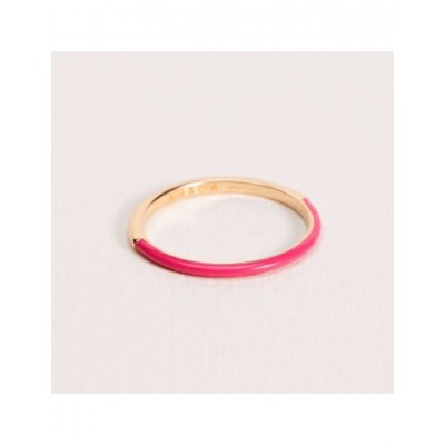 Bague Ana & Cha Plaqué Or 750 laqué rose 6210096