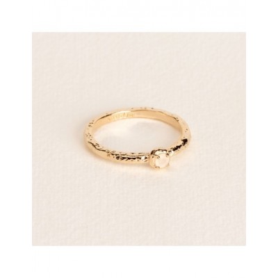 Bague Ana & Cha Plaqué Or 750 et Pierre de lune 6210074