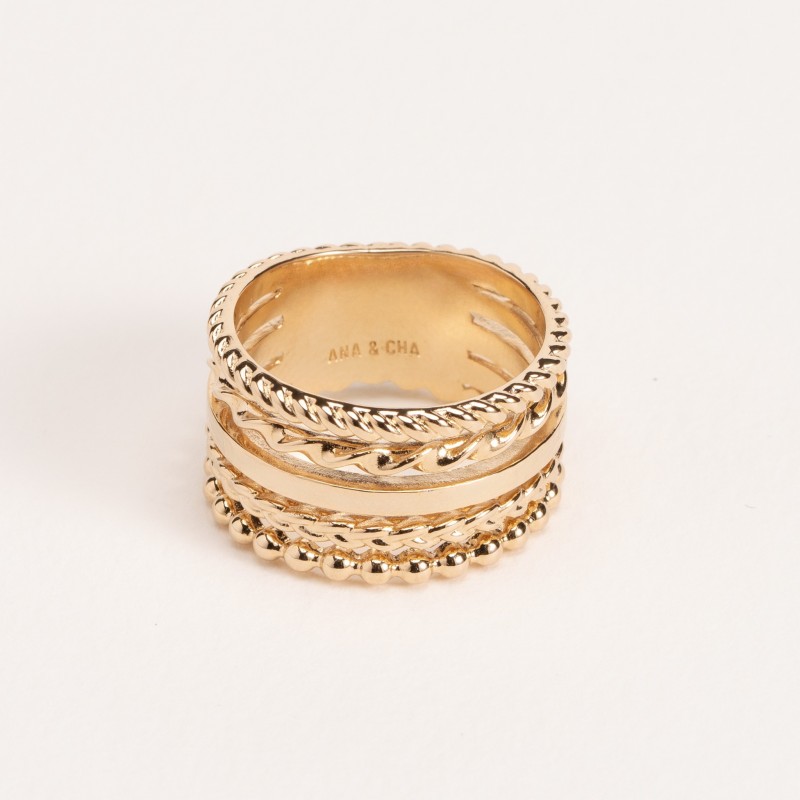 Bague Ana & Cha Plaqué Or 750 6200524