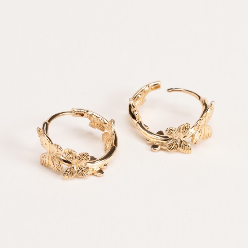 Boucles d'oreilles Ana & Cha Plaqué Or 750 620051017