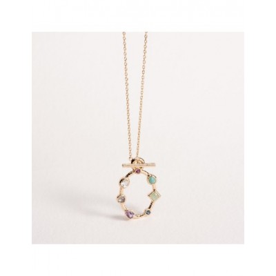 Collier Ana & Cha Plaqué Or 750 3MIC et pierres véritables 620050448