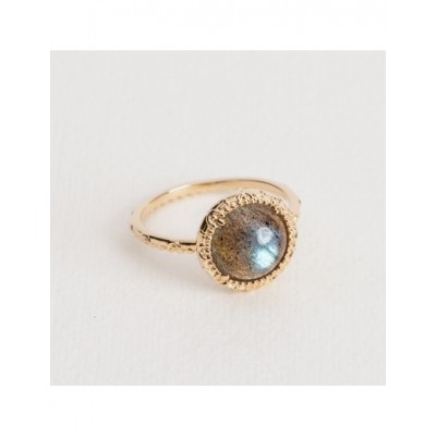 Bague Ana & Cha Plaqué Or 750 et Labradorite 6200404