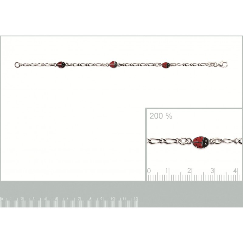 Bracelet Coque de Nacre Argent 925 laqué 53125116