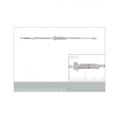 Bracelet identité Coque de Nacre Argent 50288616
