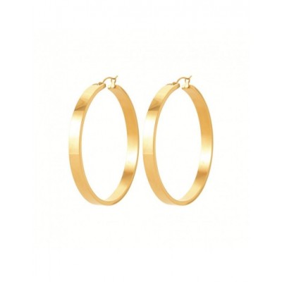 Boucles d'oreilles Coque de Nacre Acier doré 3603909