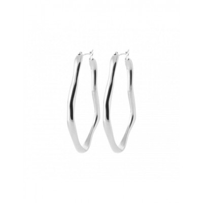 Boucles d'oreilles Coque de Nacre Acier argenté 3603700