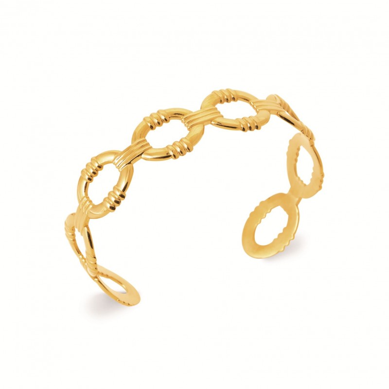 Bracelet Coque de Nacre Acier doré 31225860