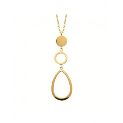 Collier Coque de Nacre Acier doré 31224755