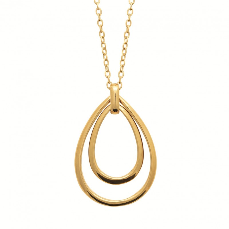 Collier Coque de Nacre Acier doré 31224655