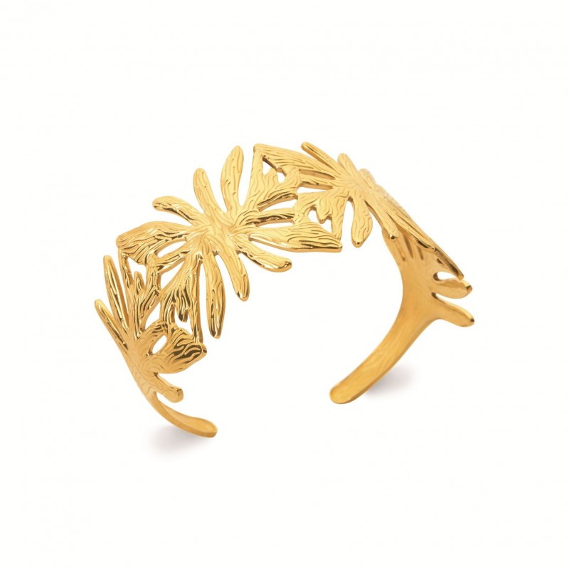 Bracelet Coque de Nacre Acier doré 31222262