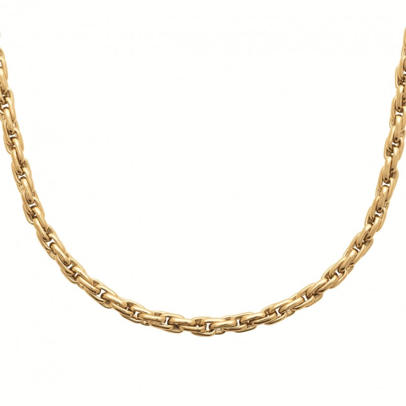 Collier Coque de Nacre Acier doré 31220145