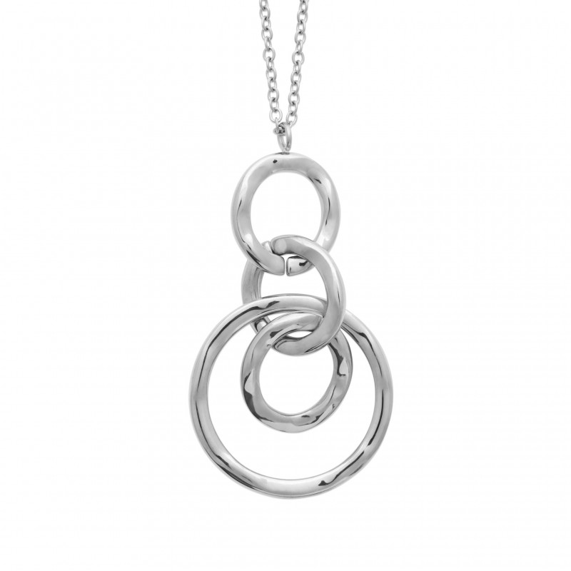 Collier Coque de Nacre Acier argenté 31218345