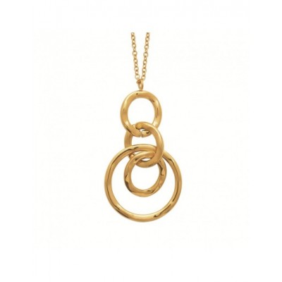 Collier Coque de Nacre Acier doré 31218245