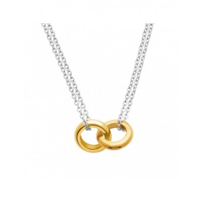 Collier Coque de Nacre Acier doré et argenté 31217945