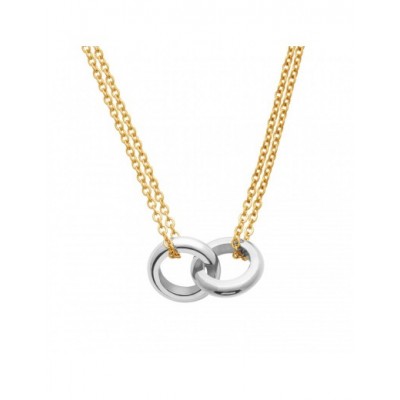 Collier Coque de Nacre Acier doré et argenté 31217845