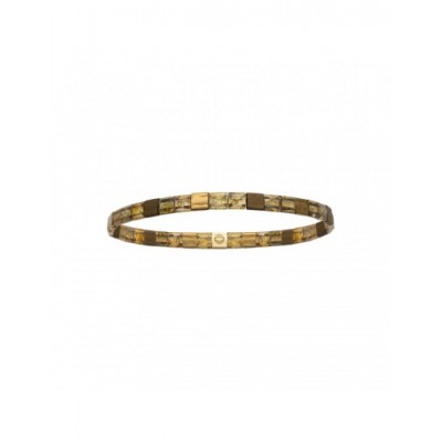 Bracelet Coque de Nacre Acier perles miyuki 31206556