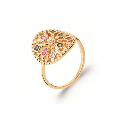 Bague Coque de Nacre Plaqué Or 750 2999405