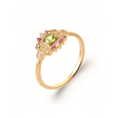 Bague Coque de Nacre Plaqué Or 750 2998350