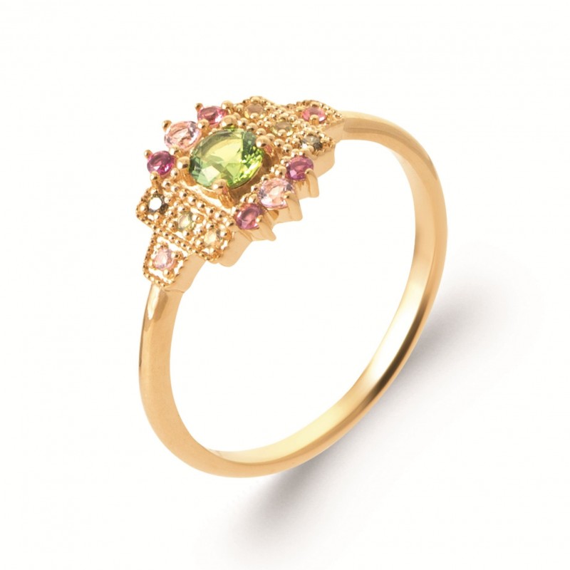 Bague Coque de Nacre Plaqué Or 750 2998350