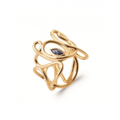 Bague Coque de Nacre Plaqué Or 750 2997340