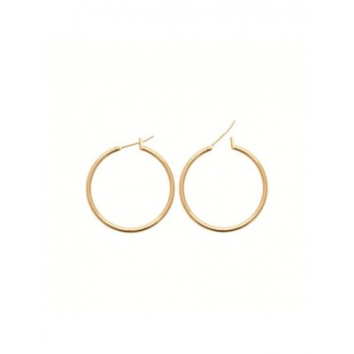 Boucles d'oreilles Coque de Nacre Plaqué Or 750 29930