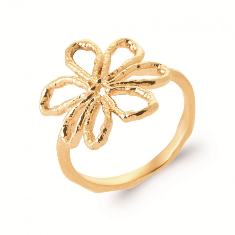 Bague Coque de Nacre Plaqué Or 750 2992700