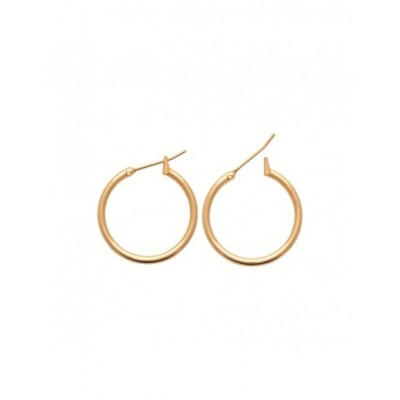 Boucles d'oreilles Coque de Nacre Plaqué Or 750 29920