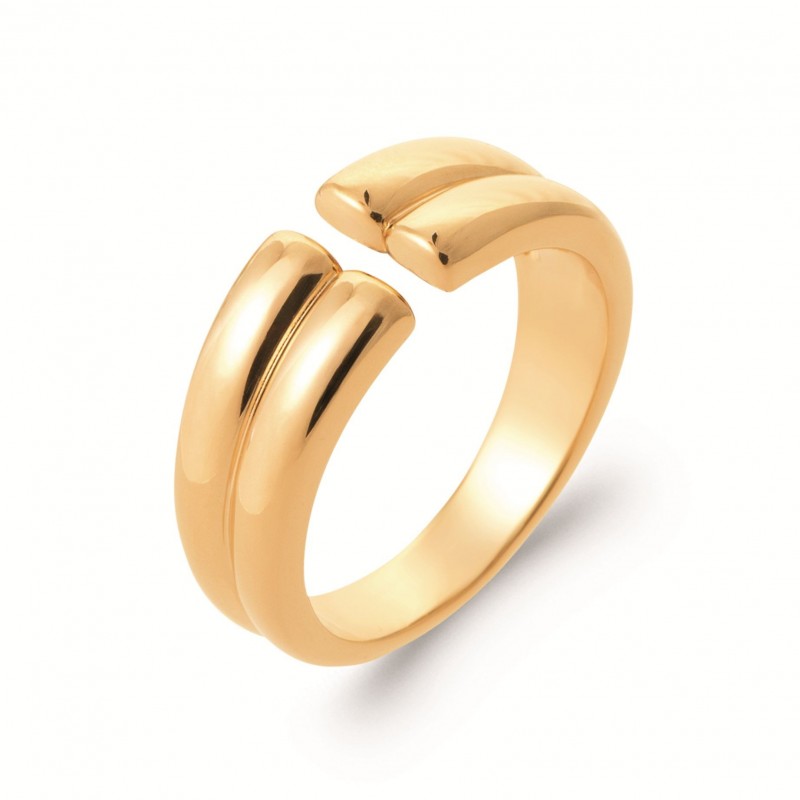 Bague Coque de Nacre Plaqué Or 750 2991300