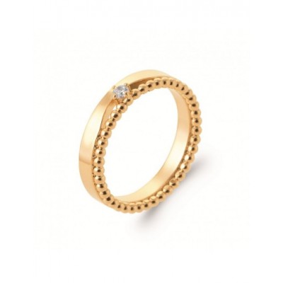 Bague Coque de Nacre Plaqué Or 750 2991010