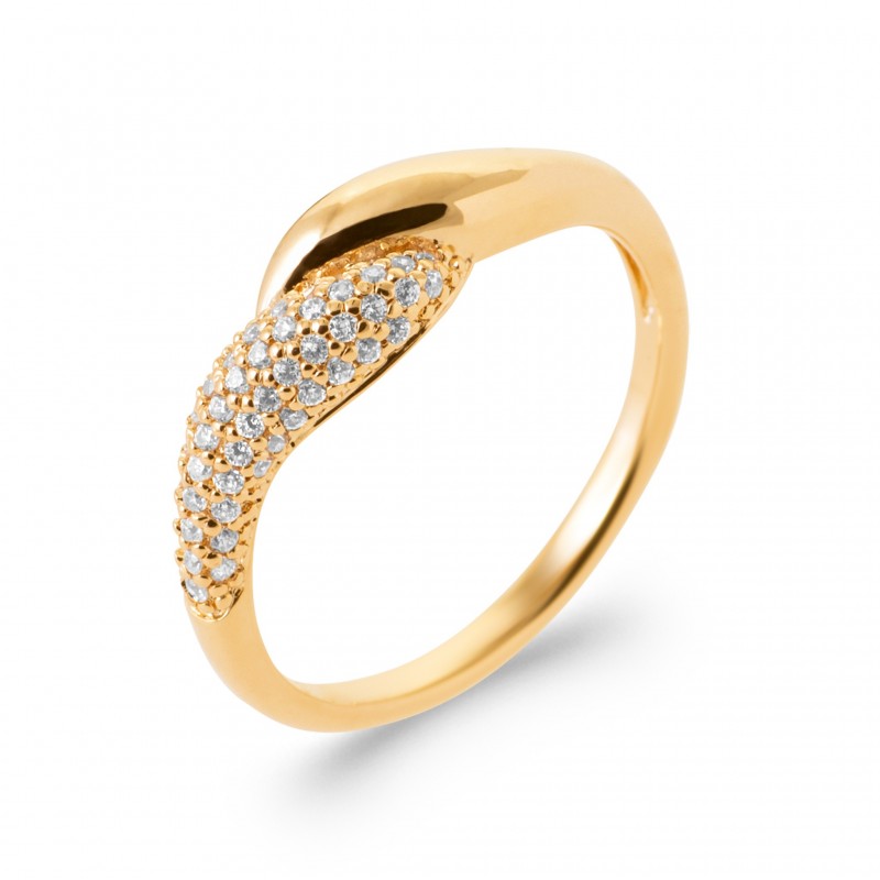 Bague Coque de Nacre Plaqué Or 750 2990510