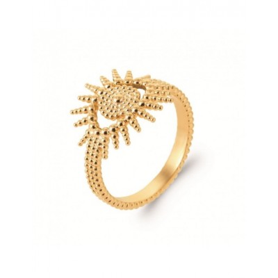 Bague Coque de Nacre Plaqué Or 750 2990000