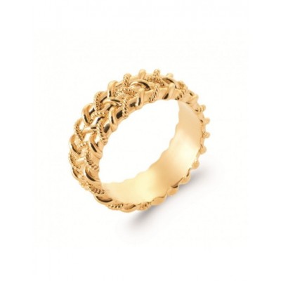Bague Coque de Nacre Plaqué Or 750 2985300