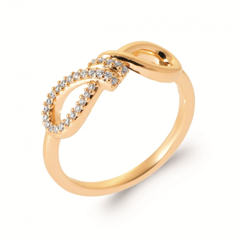 Bague Coque de Nacre Plaqué Or 750 2985010