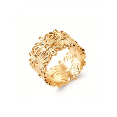 Bague Coque de Nacre Plaqué Or 750 2984400