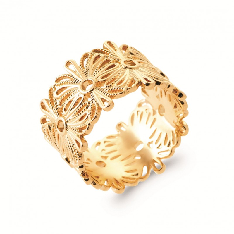 Bague Coque de Nacre Plaqué Or 750 2984400