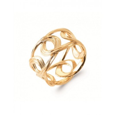 Bague Coque de Nacre Plaqué Or 750 2982500