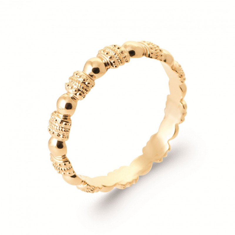Bague Coque de Nacre Plaqué Or 750 2981600