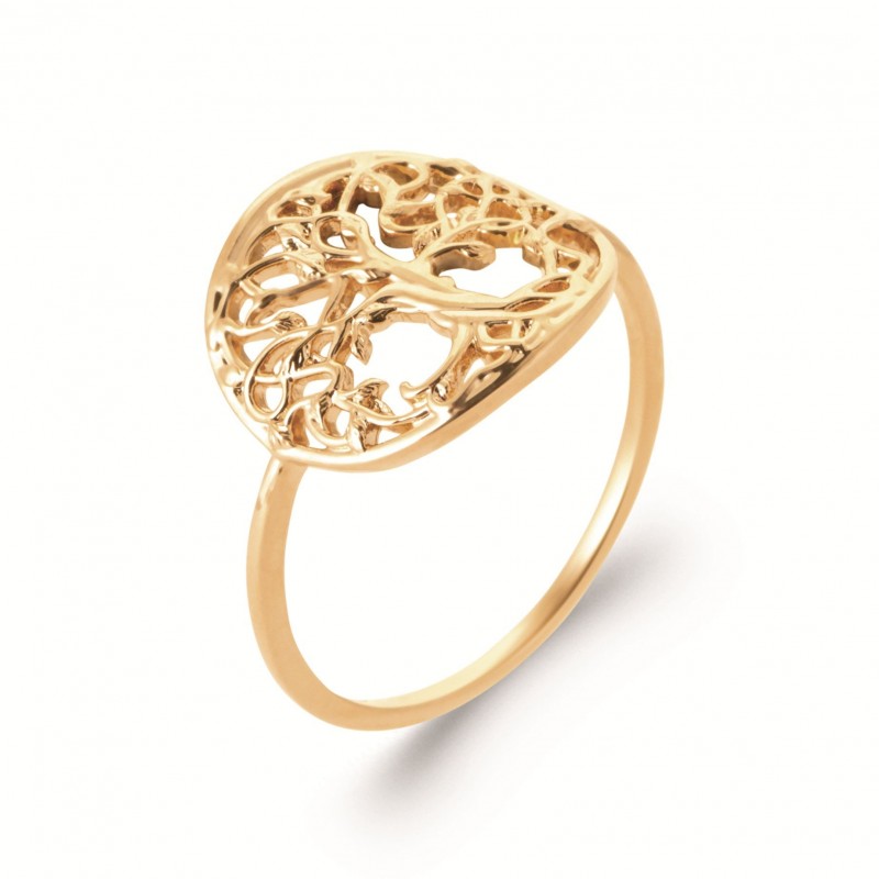 Bague Coque de Nacre Plaqué Or 750 2974400