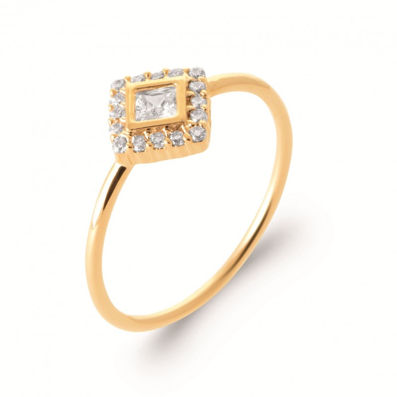 Bague Coque de Nacre Plaqué Or 2972810