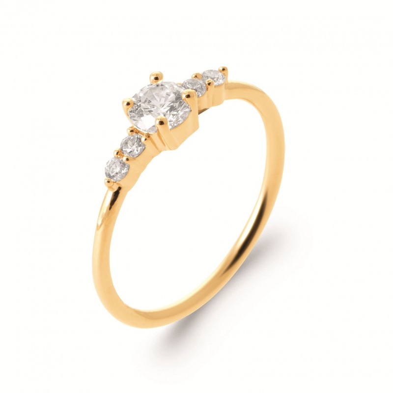 Bague Coque de Nacre Plaqué Or 2972410