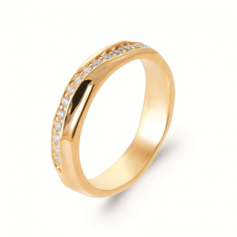 Bague Coque de Nacre Plaqué Or et pierre 2971210