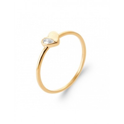Bague Coque de Nacre Plaqué Or 750 et Oxyde de zirconium 2970610