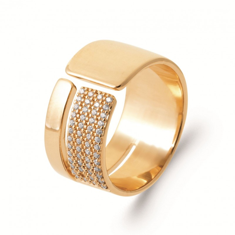 Bague Coque de Nacre Plaqué Or 750 2968610