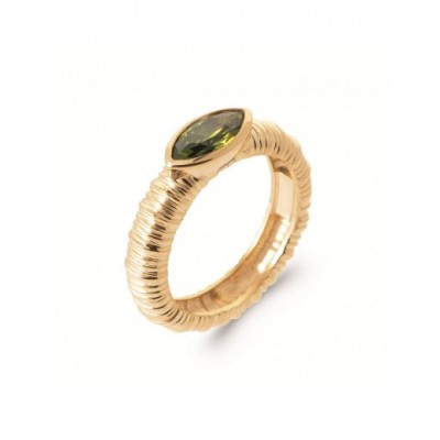 Bague Coque de Nacre Plaqué Or 750 2967750