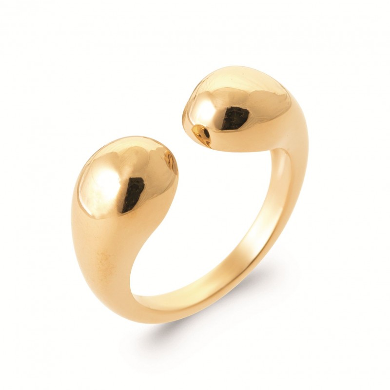 Bague Coque de Nacre Plaqué Or 750 2967500
